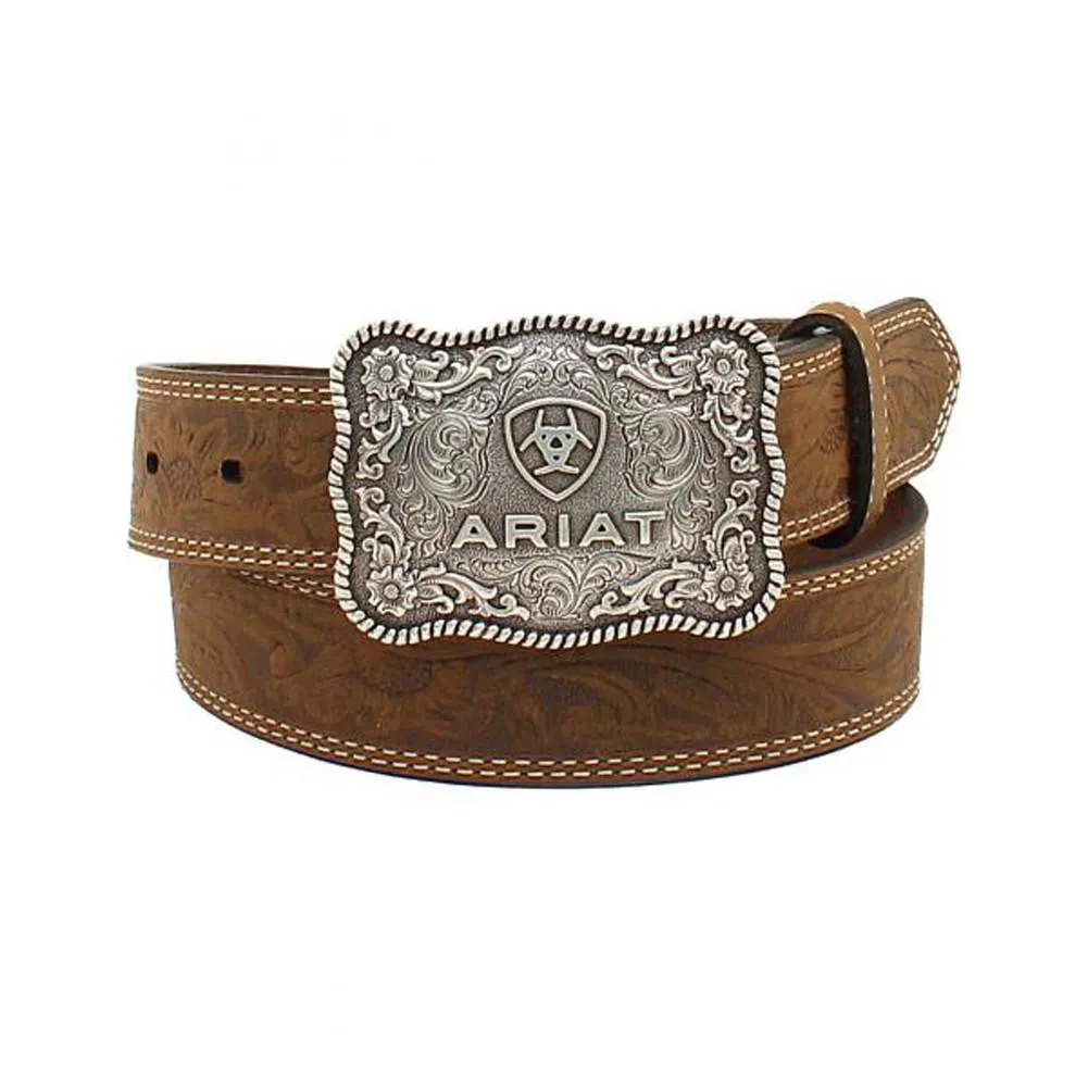 1/4'' Floral Embossed Belt