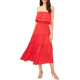 1.State Womens Strapless Calf Midi Dress