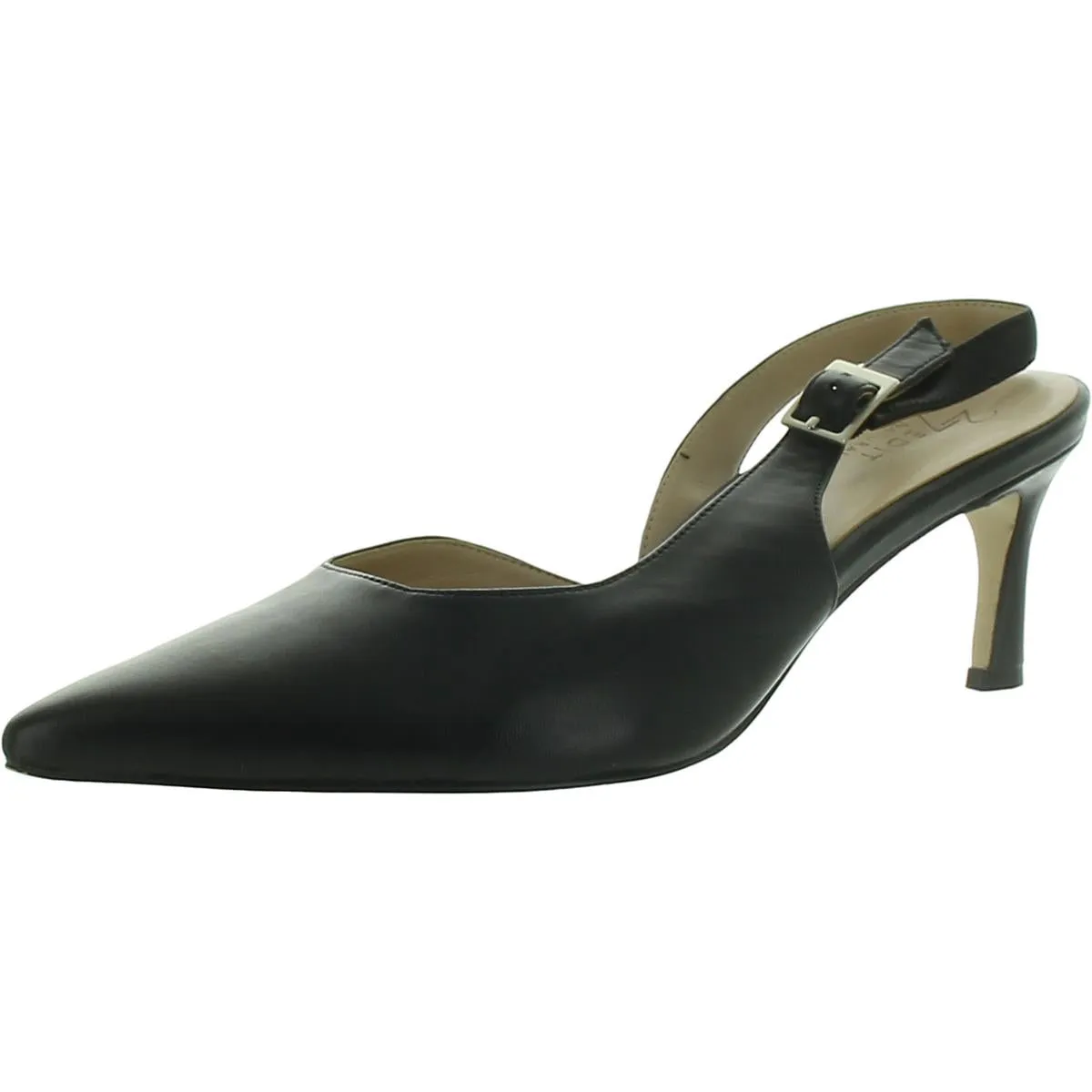 27 Edit Womens Felicia Buckle Slingback Pumps