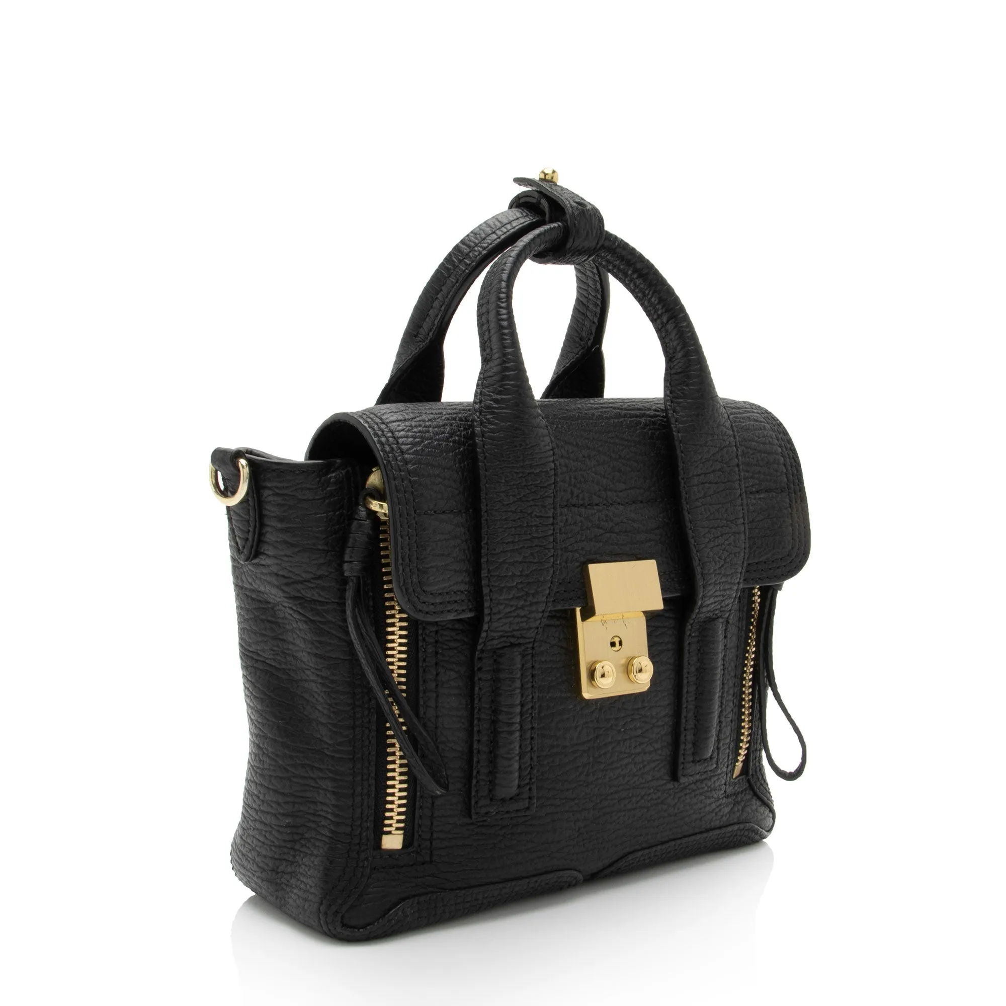 3.1 Phillip Lim Leather Pashli Mini Satchel (SHF-VWUAGm)