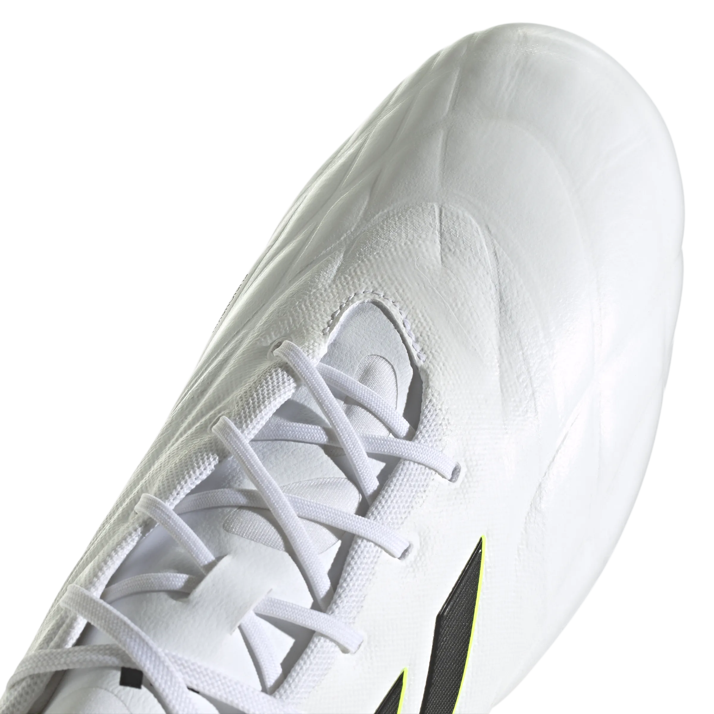 adidas Copa Pure.2 Firm Ground Football Boots - Adult - White/Black/Lucid Lemon