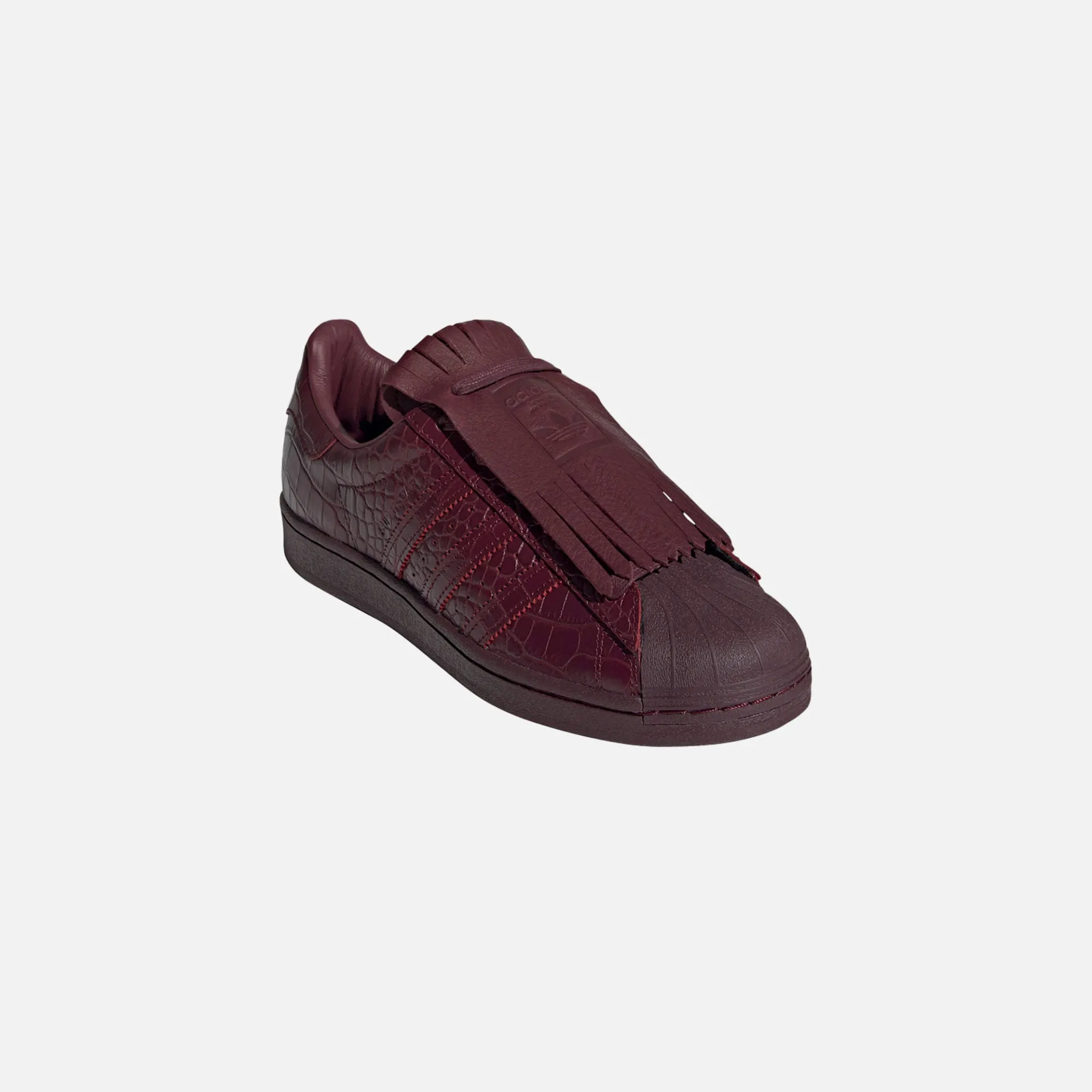 Adidas Originals | SUPERSTAR FRINGE BURGUNDY