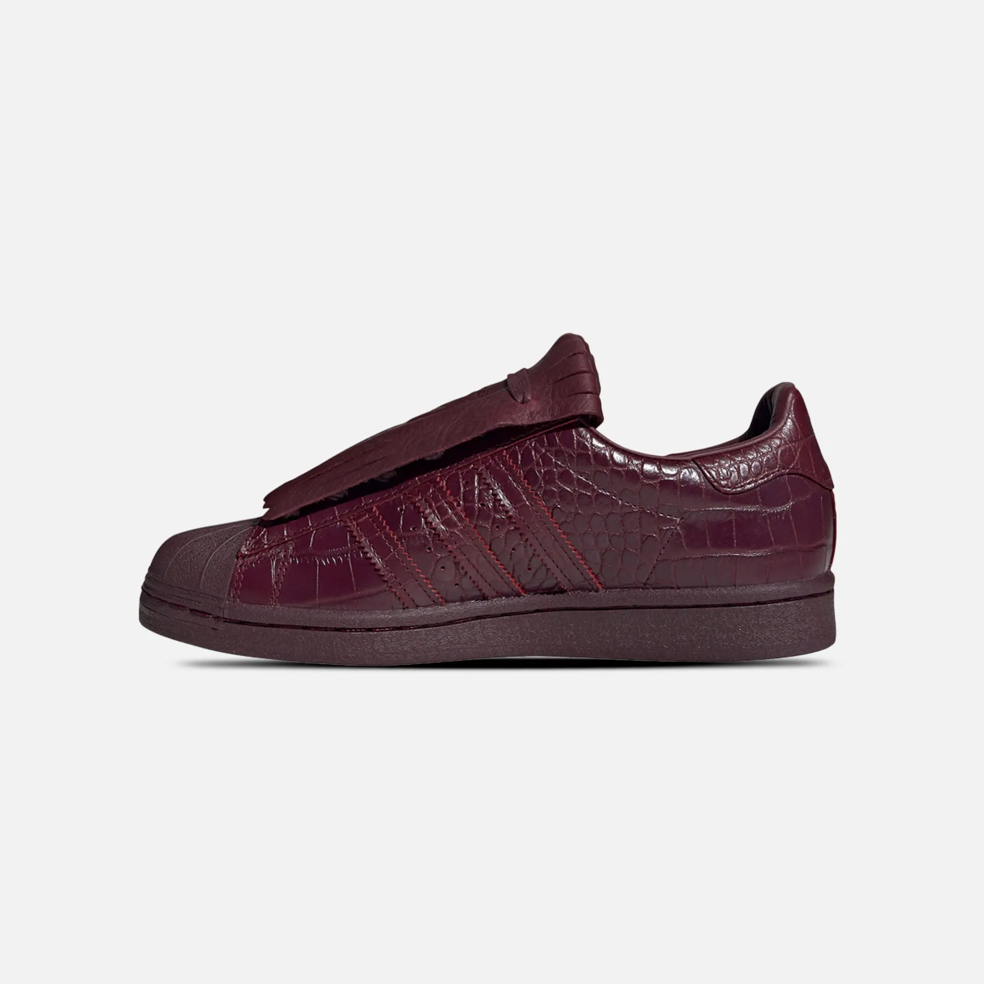 Adidas Originals | SUPERSTAR FRINGE BURGUNDY