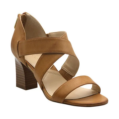 ADRIENNE VITTADINI Women's  •Rowsey• Heeled Leather Sandal