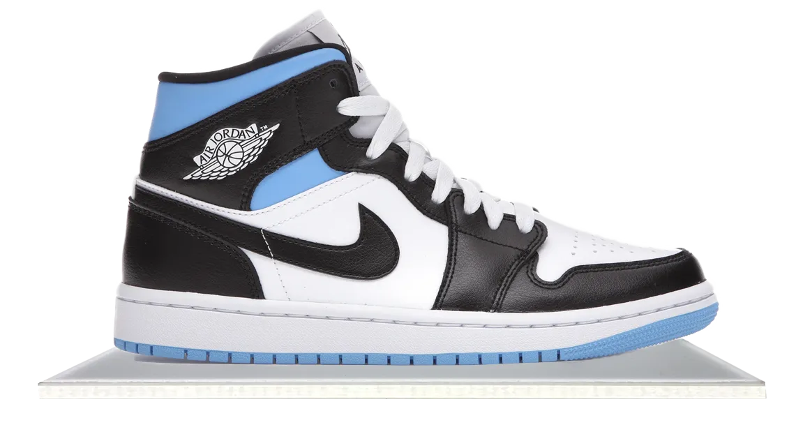 Air Jordan 1 Mid UNC Blue Black White