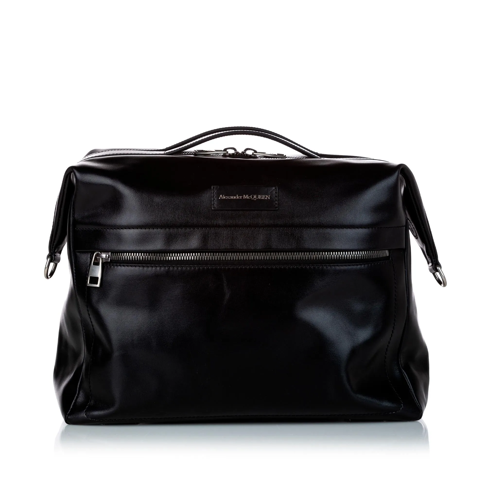 Alexander McQueen Leather Business Bag (SHG-30828)