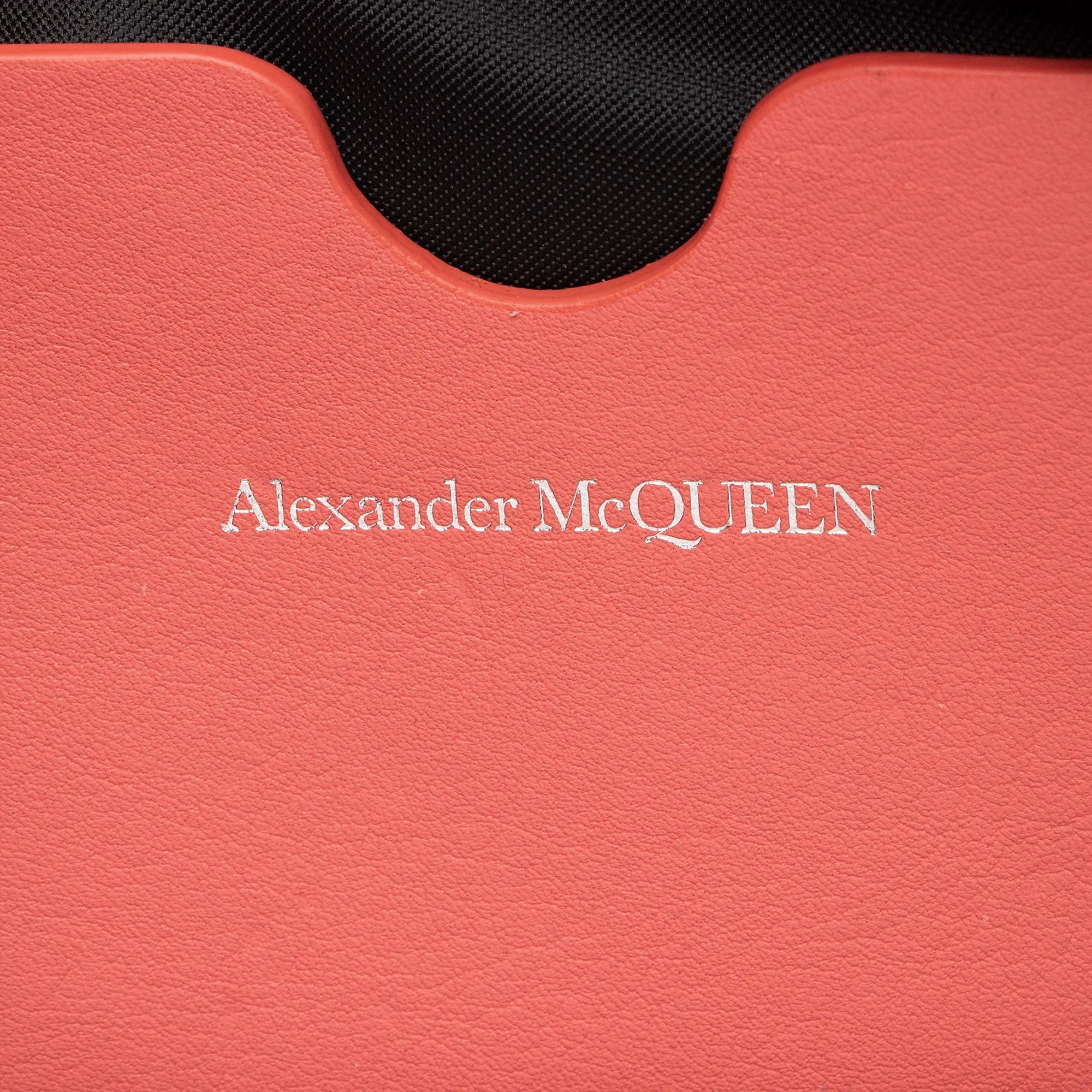 Alexander McQueen Nylon Graffiti Logo Small Skull Bag (SHF-HpD94c)