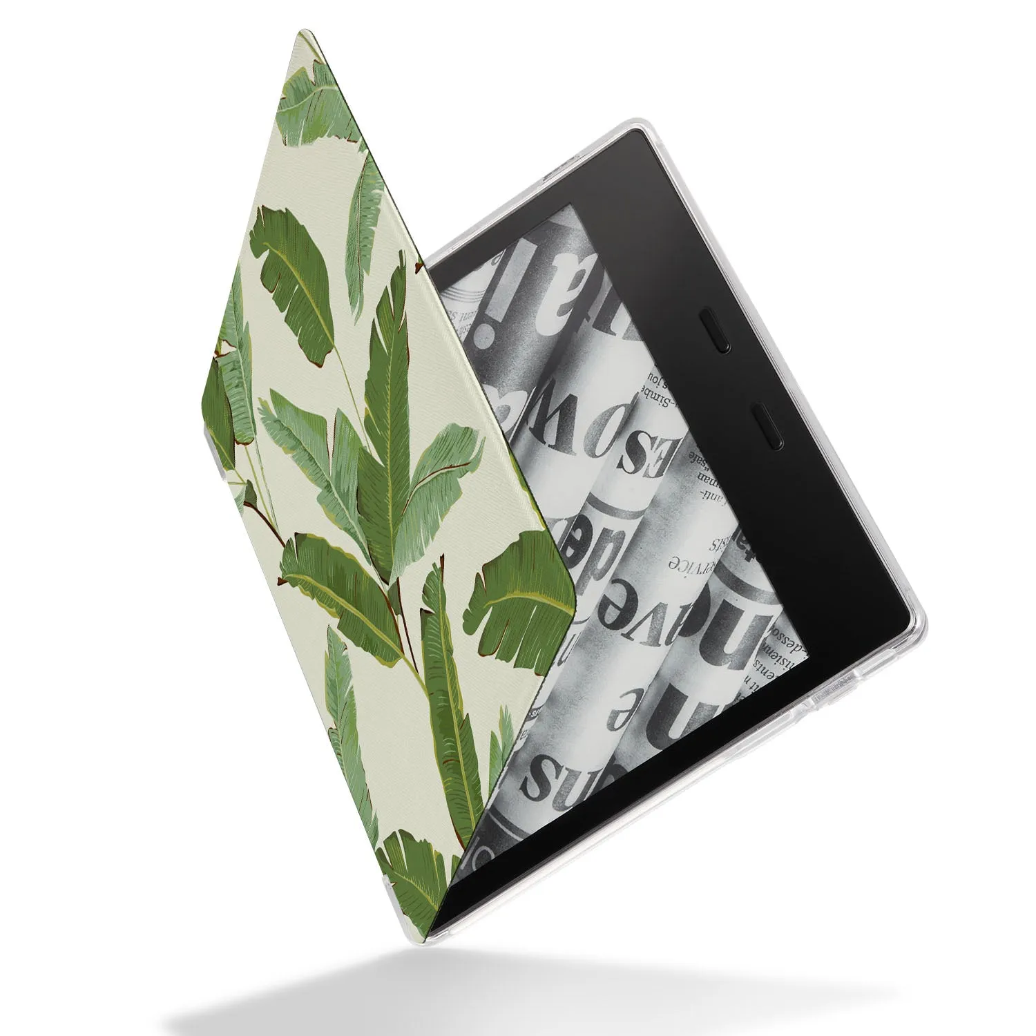 All-new Kindle Oasis Case - Green Leaves