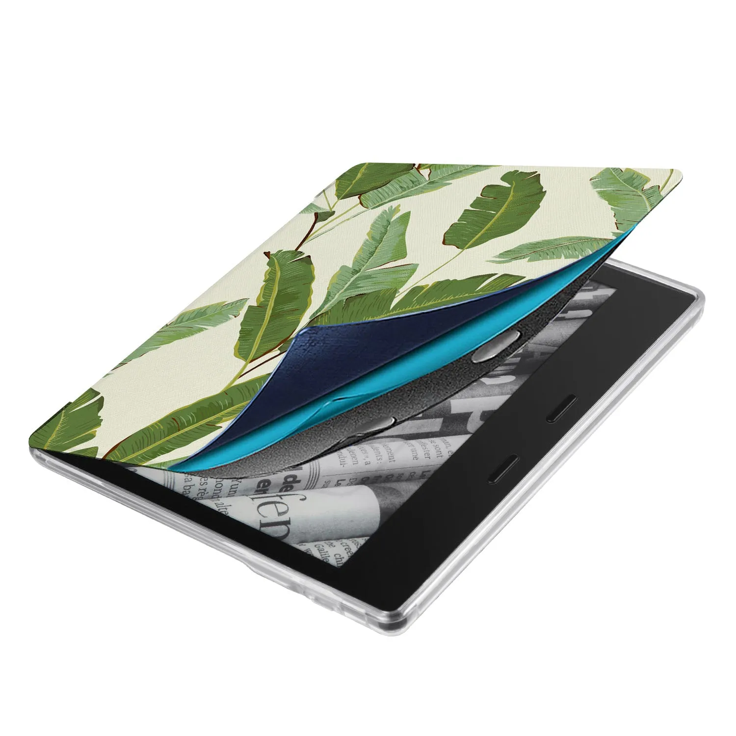 All-new Kindle Oasis Case - Green Leaves