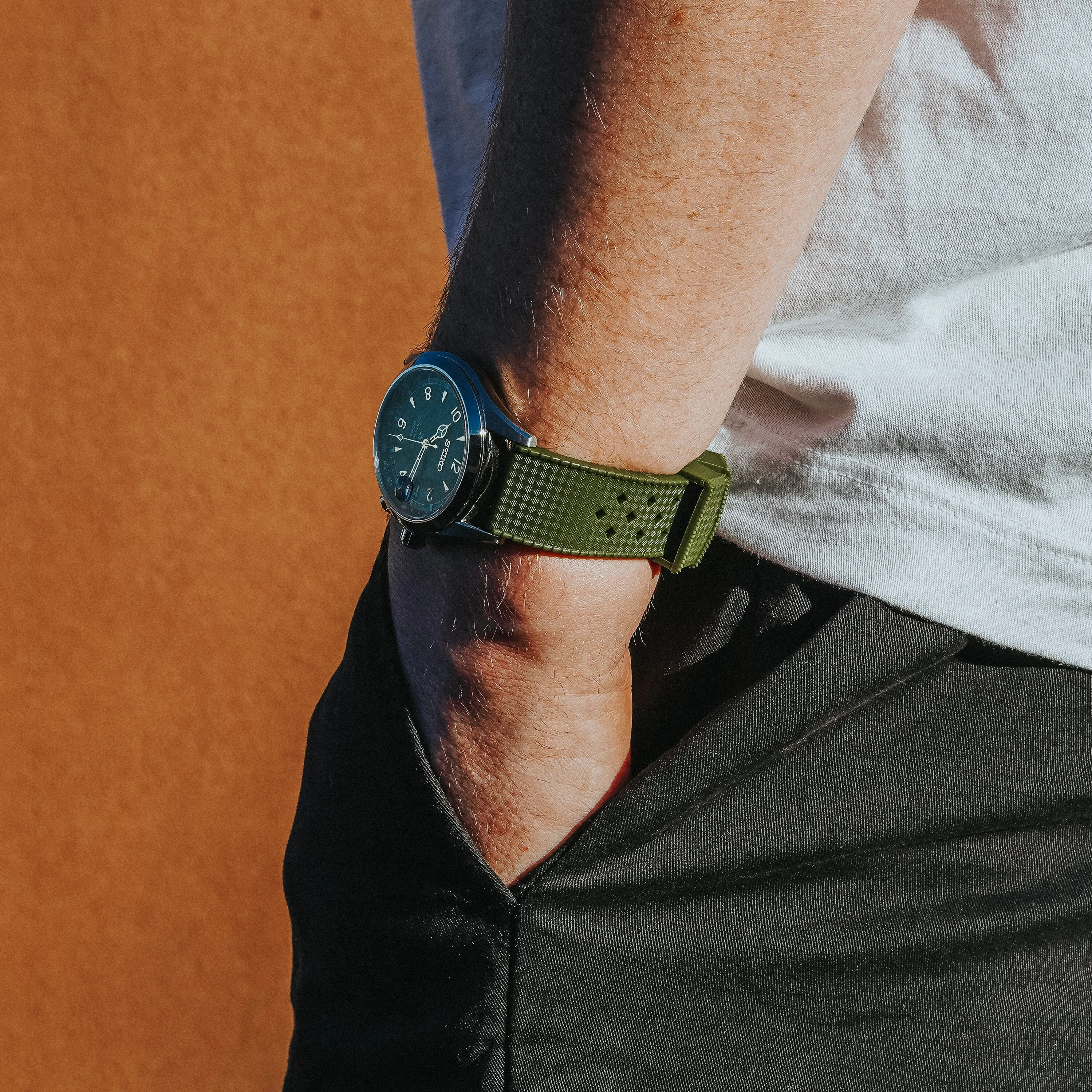 Amazfit Bip Tropical Style Army Green Watch Band