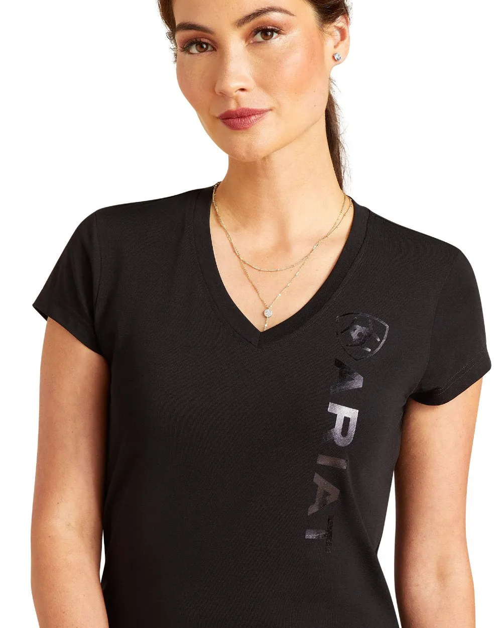 Ariat Womens Vertical Logo V T-Shirt