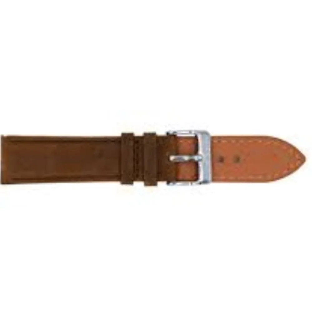 ARIES GOLD BROWN AG-L0016-22 LEATHER STRAP