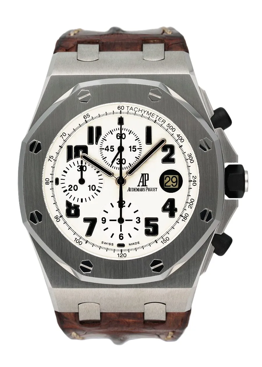 Audemars Piguet Royal Oak Offshore 26170ST Safari Mens Watch Papers