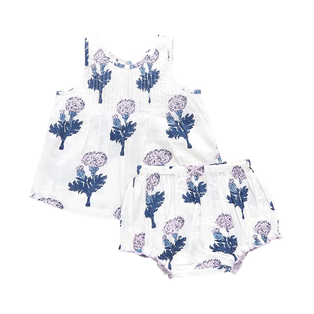 Baby Girls Jaipur Set - Lavender Marigold