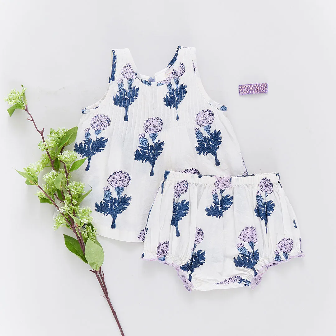 Baby Girls Jaipur Set - Lavender Marigold