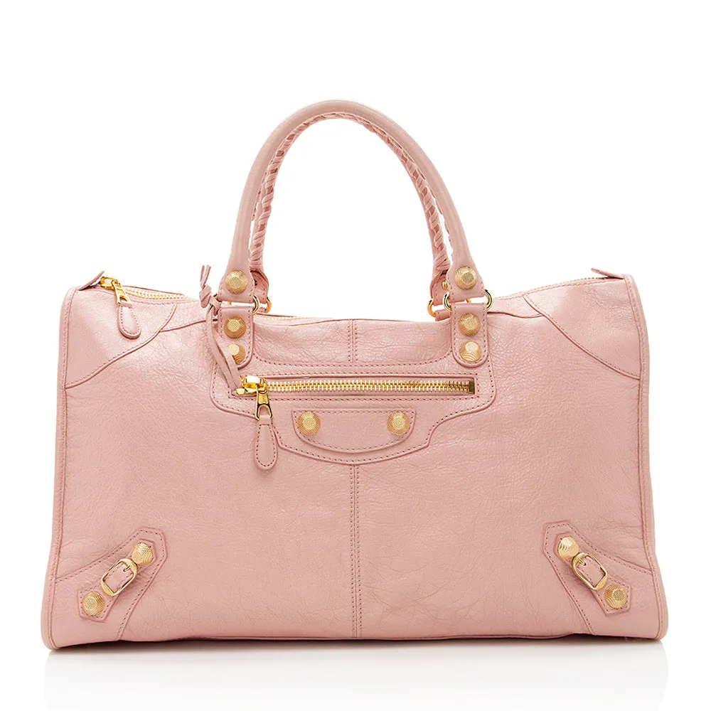 Balenciaga Agneau Classic City Satchel (SHF-19441)