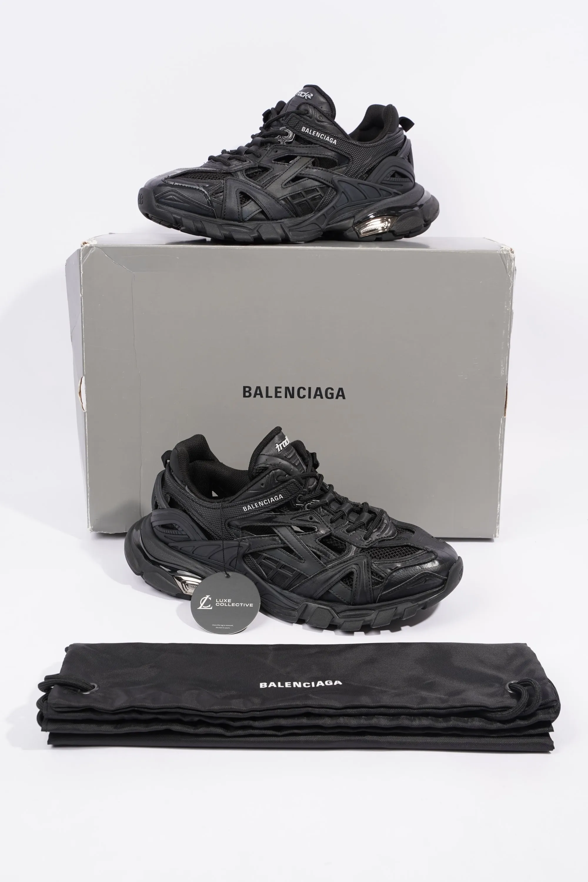 Balenciaga Mens Track 2 Black EU 41 UK 7