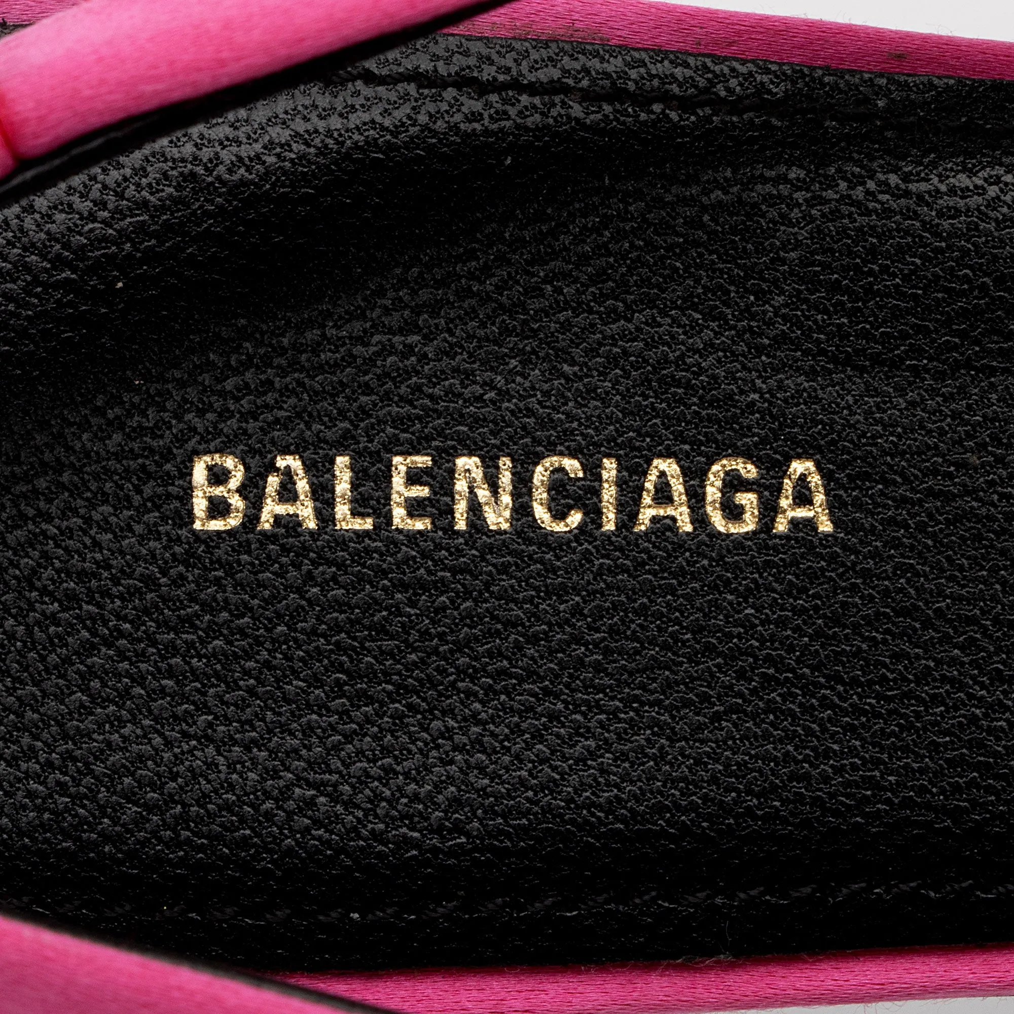 Balenciaga Satin BB Knife Slingback Flats - Size 6 / 36 (SHF-pCDQ06)