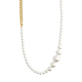 BEAT pearl necklace gold-plated