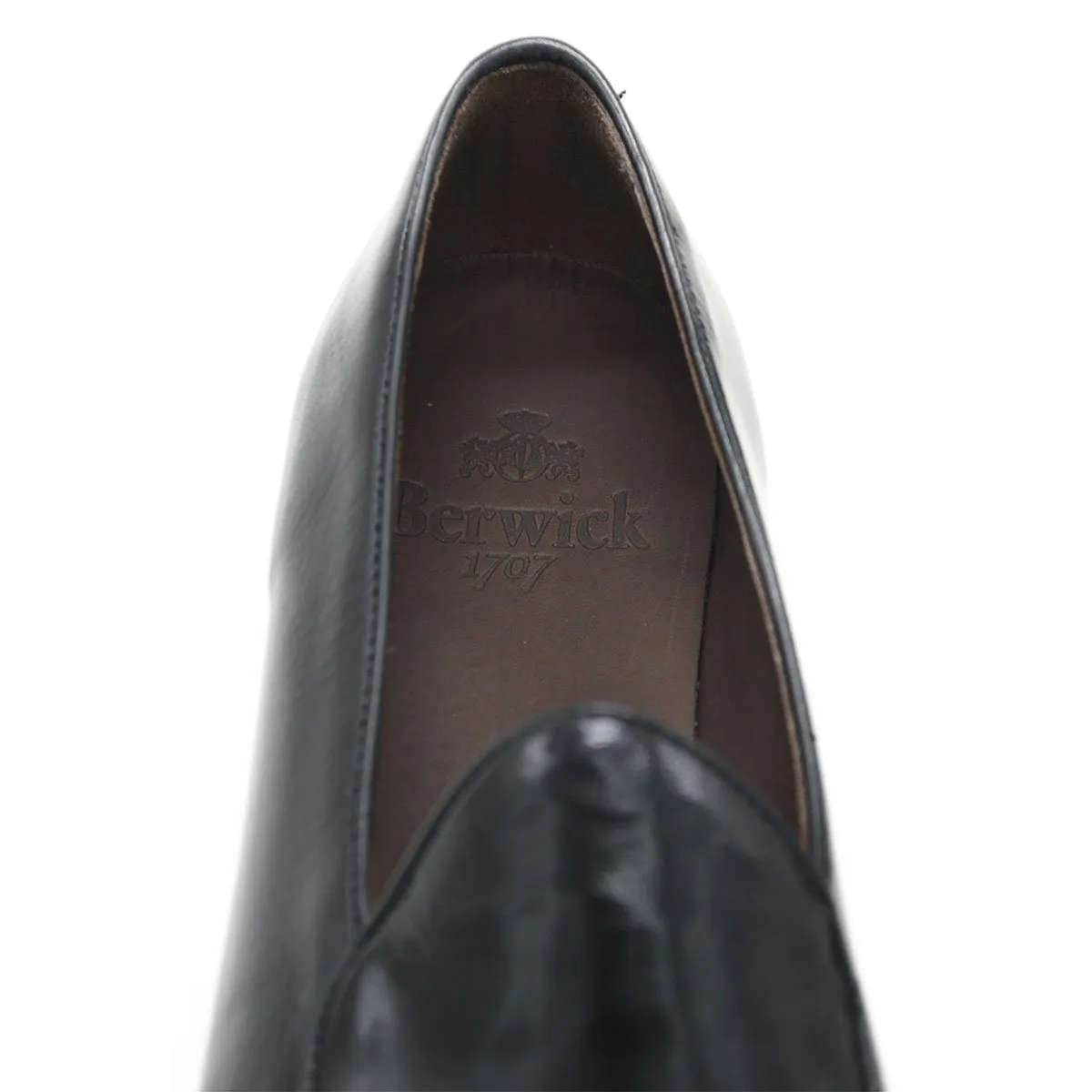 Berwick 1707 Classic Belgian Loafer (4950) -Black Deerskin