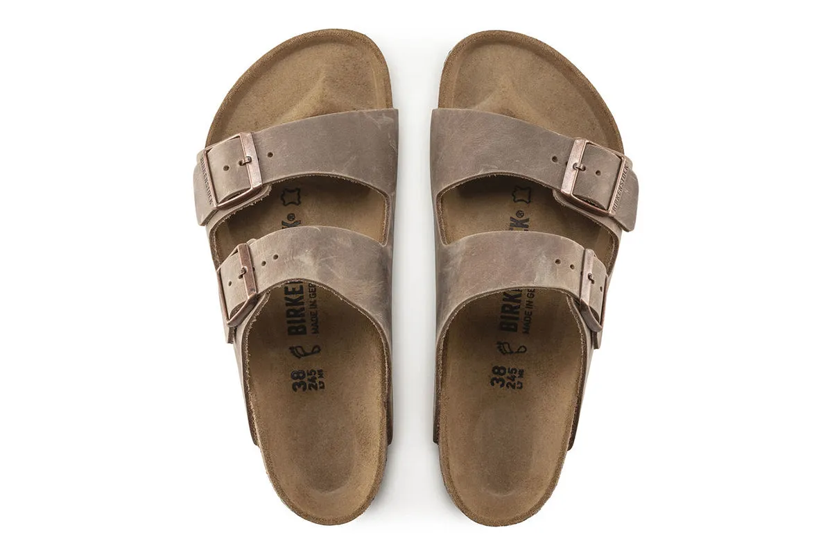 Birkenstock Arizona N Tabacco Oiled Leather Womens