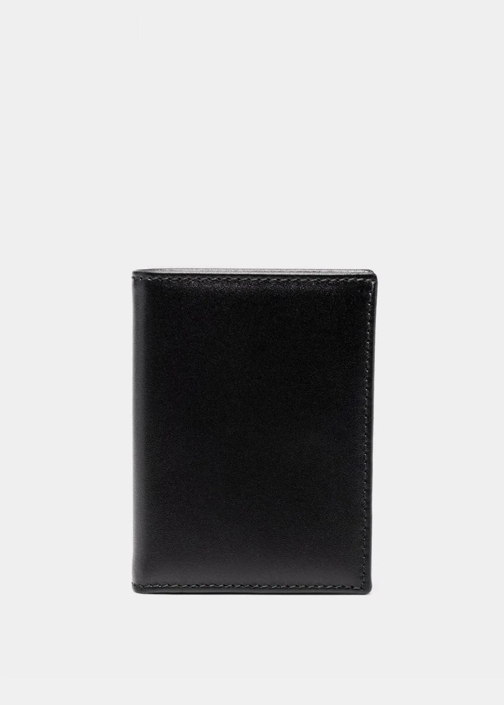 Black Classic Leather Bifold Wallet