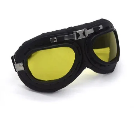 Black Moto Goggles