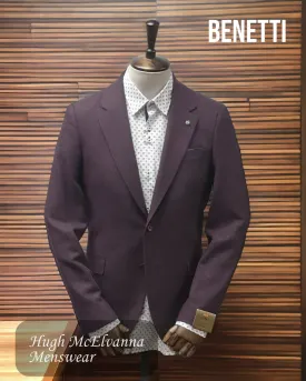 Blazer Jacket Men's FRANKIE Purple Suit blazer by Benetti