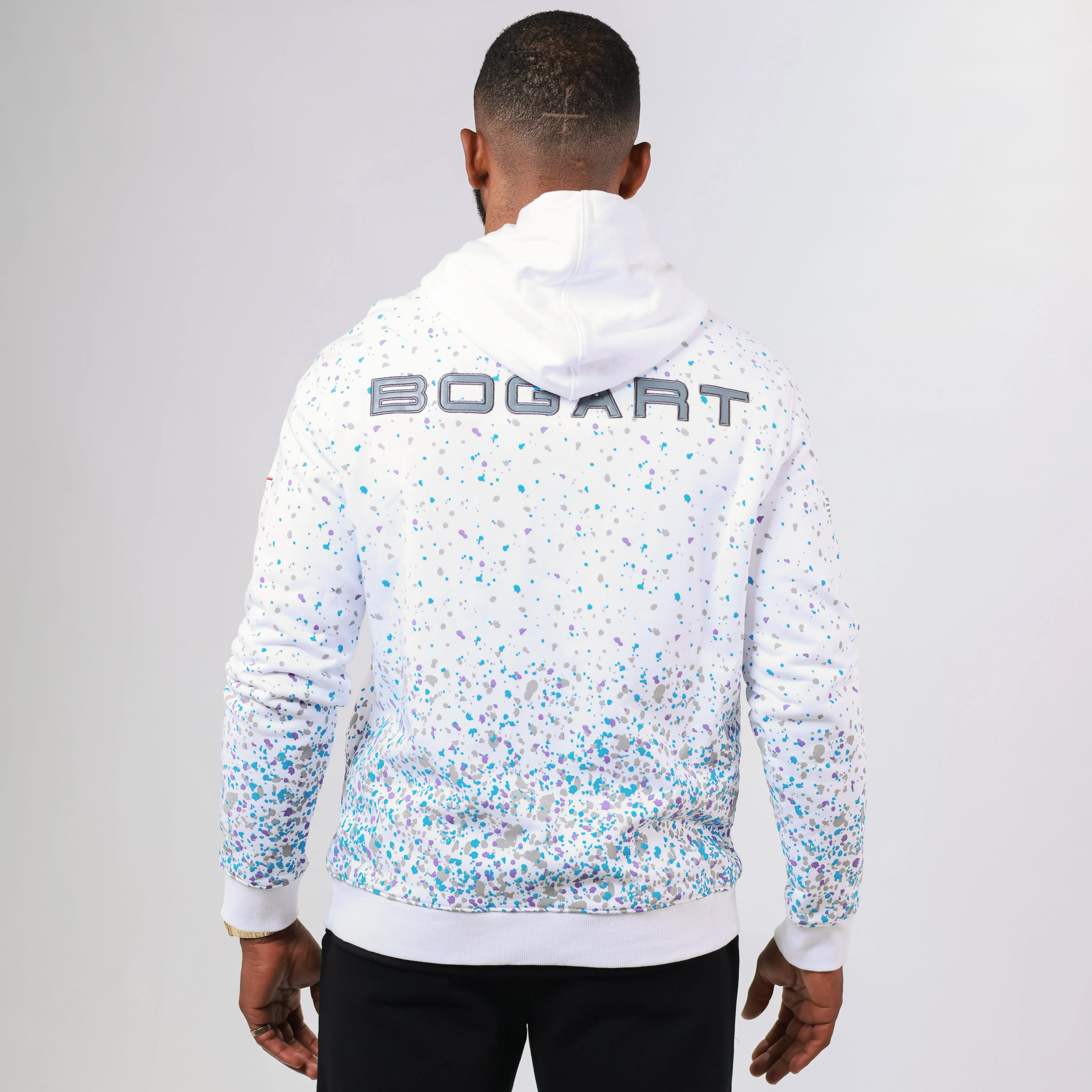 Bogart Beyond Collection Splatter Print Hoodie