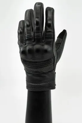 Boston Motorcycle Gloves - Black