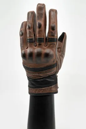 Boston Motorcycle Gloves - Brown