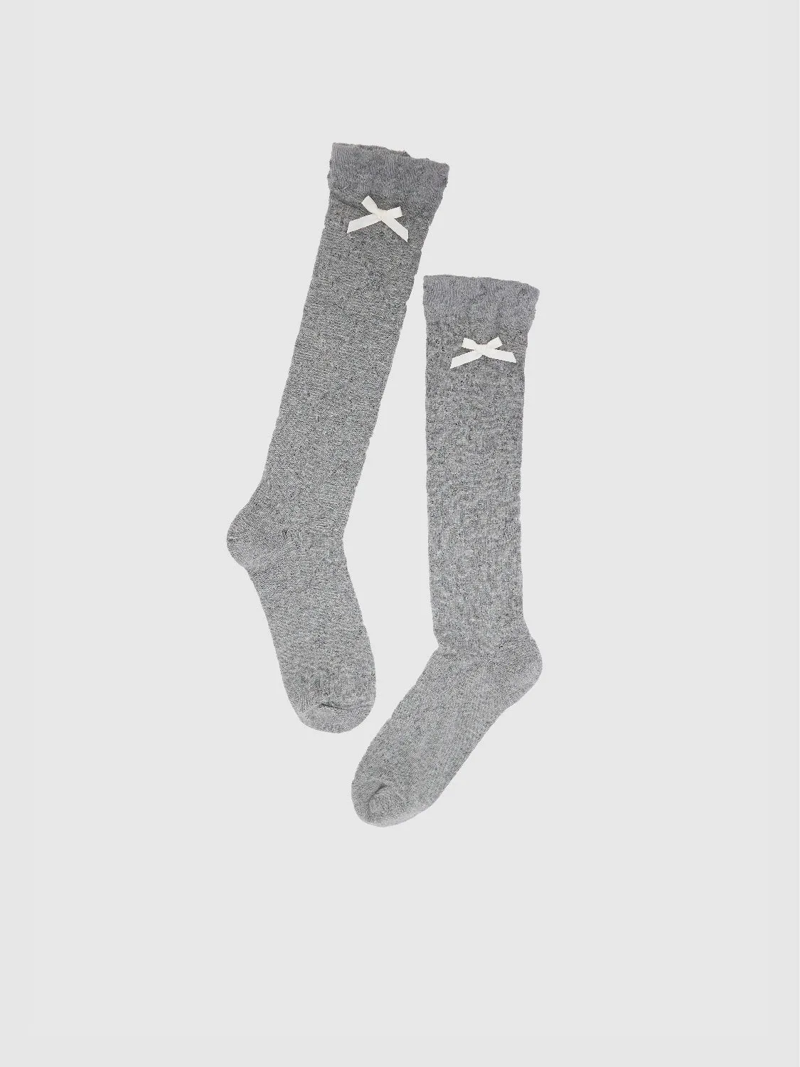 Bow Décor Mid-Length Socks