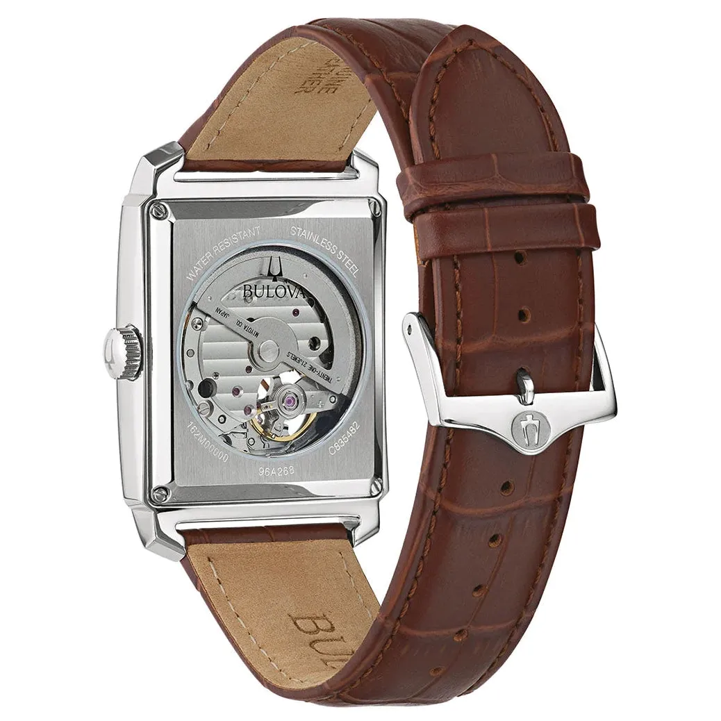 Bulova Sutton Classic Automatic Men's Brown Watch 96A268