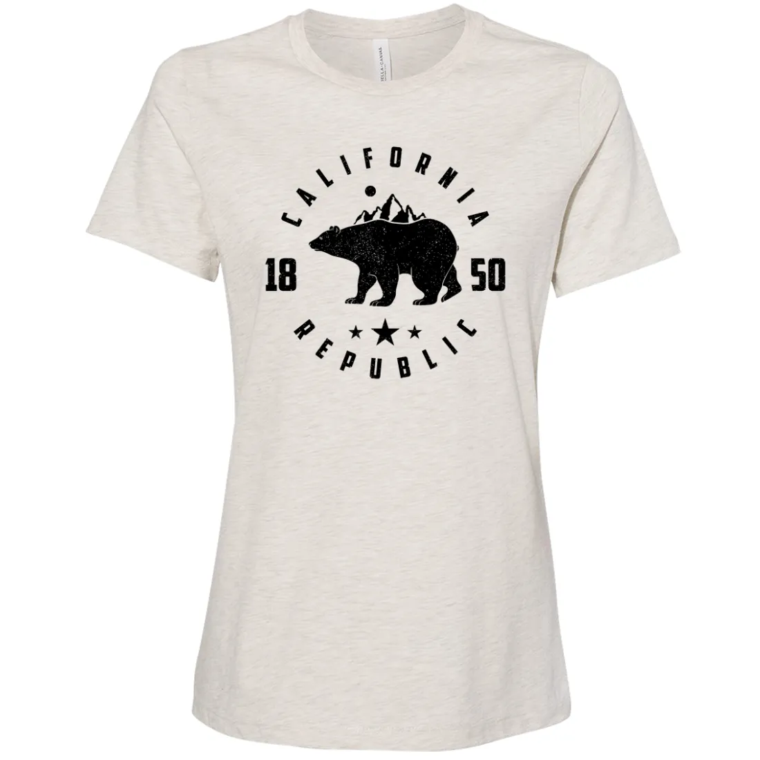 California Republic Mountains Women's Relaxed Jersey Tee