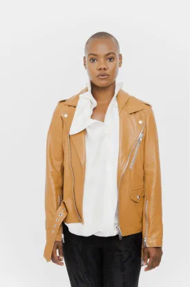 CAMEL MOTO JACKET