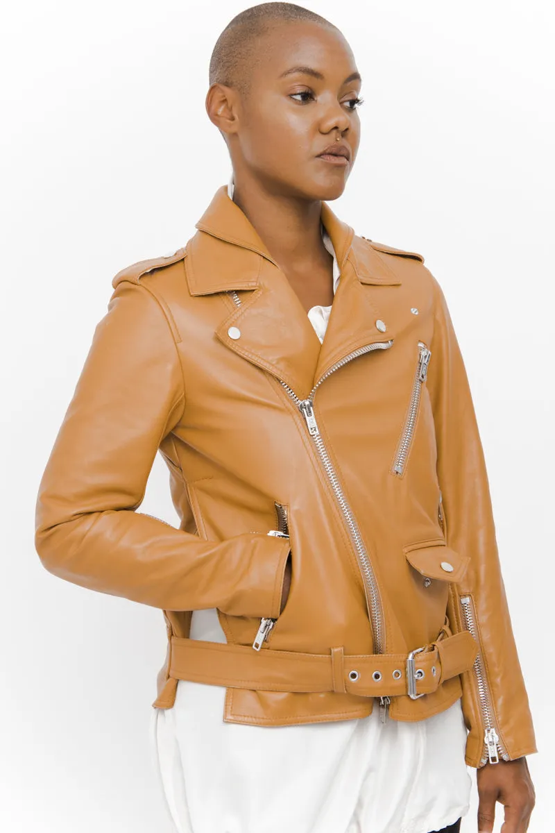 CAMEL MOTO JACKET