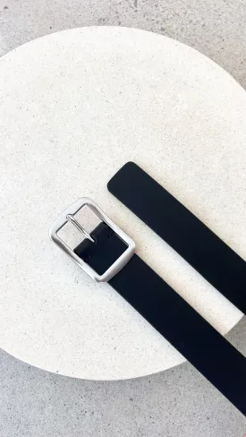 Classic Leather Belt - Black