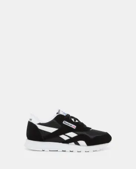 Classic Leather Nylon Black/Black/White