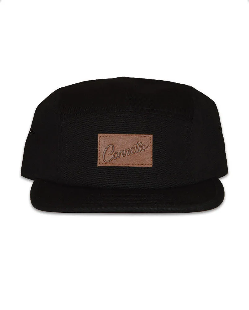 Classic Leather Script 5-Panel