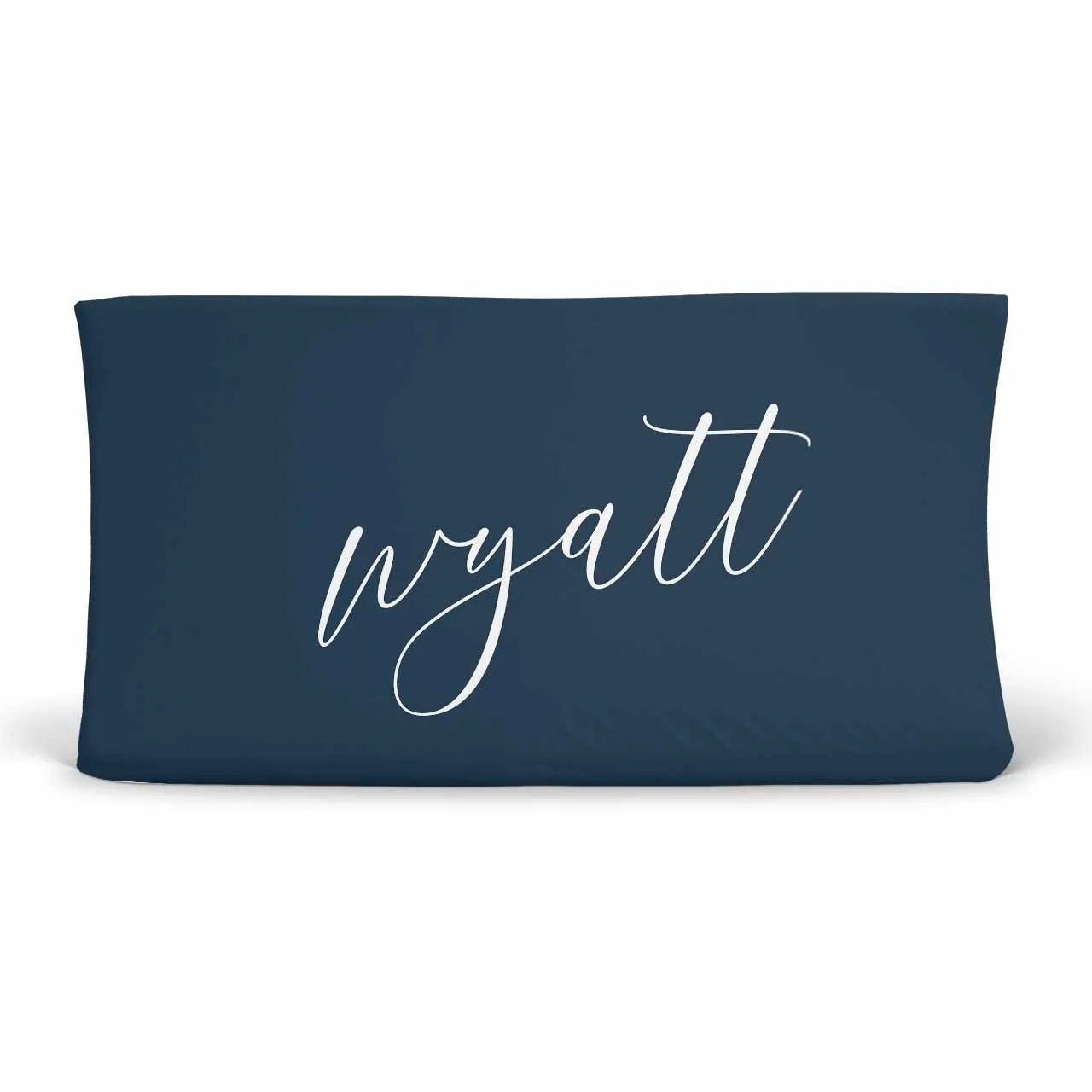 Color Story | Dark Navy Personalized Changing Pad Cover