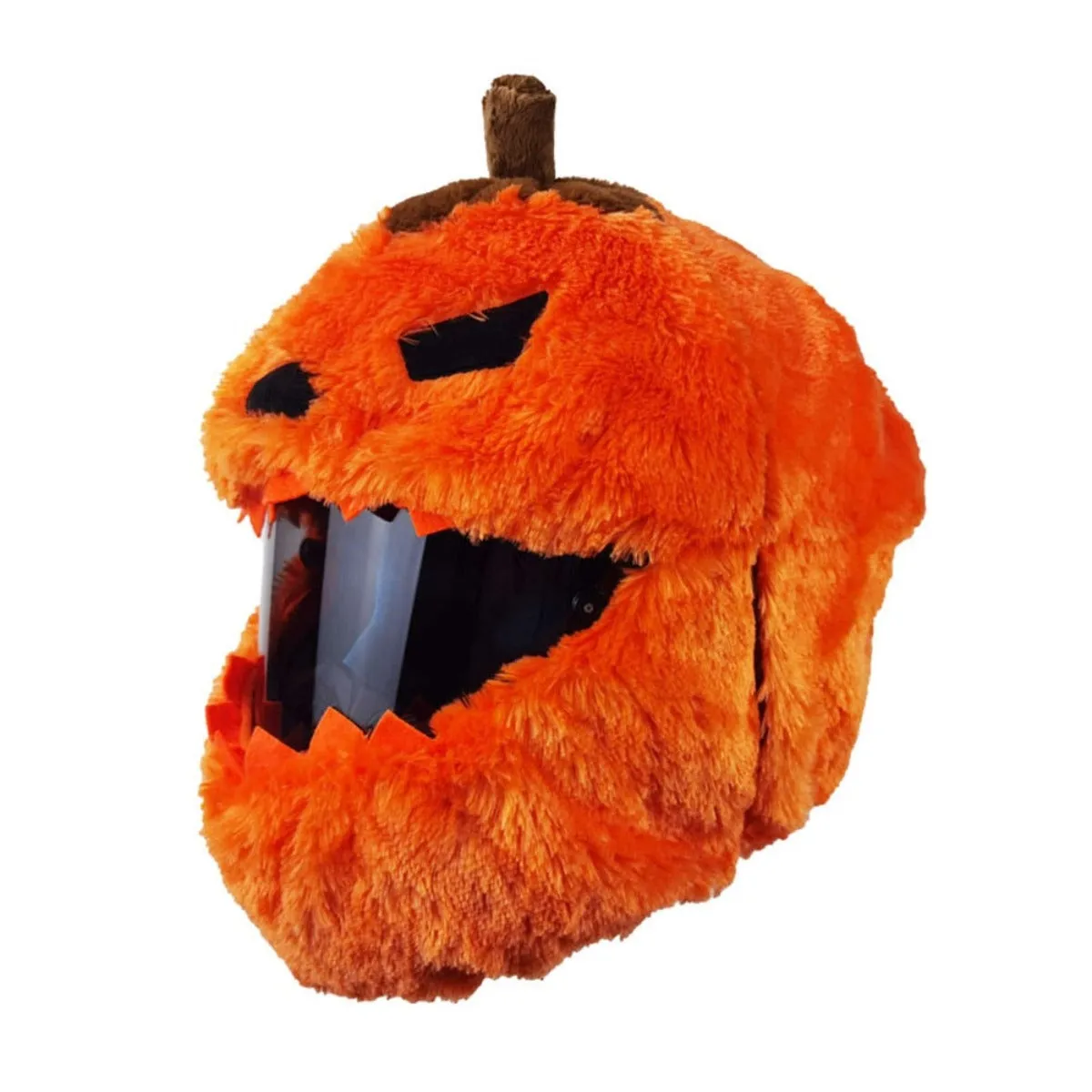 Cool Motorcycle Helmet Cover - Pumpkin