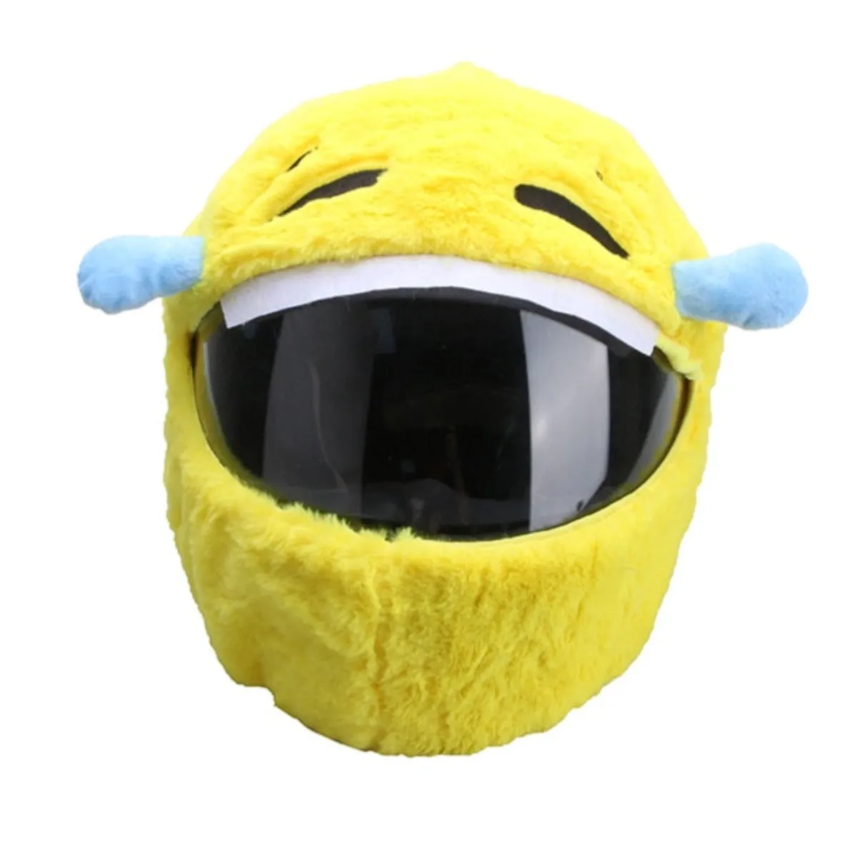 Cool Motorcycle Helmet Cover - Tears of Joy Emoji