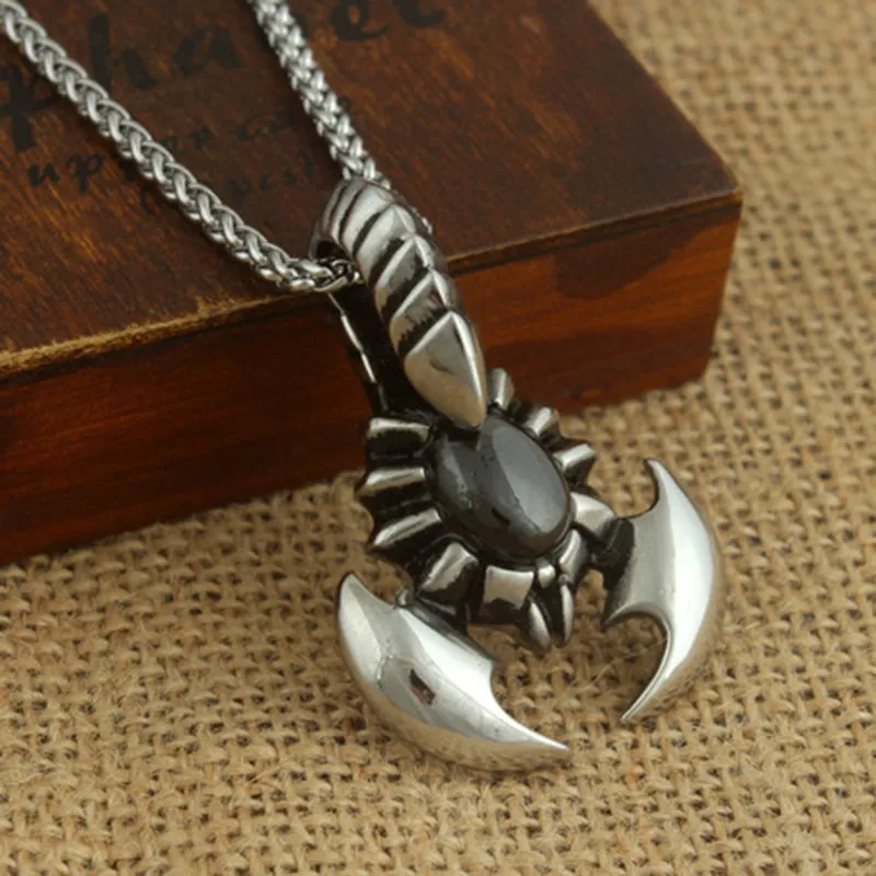 Creative Rock Fashion Accessories  Men's Scorpion Necklace