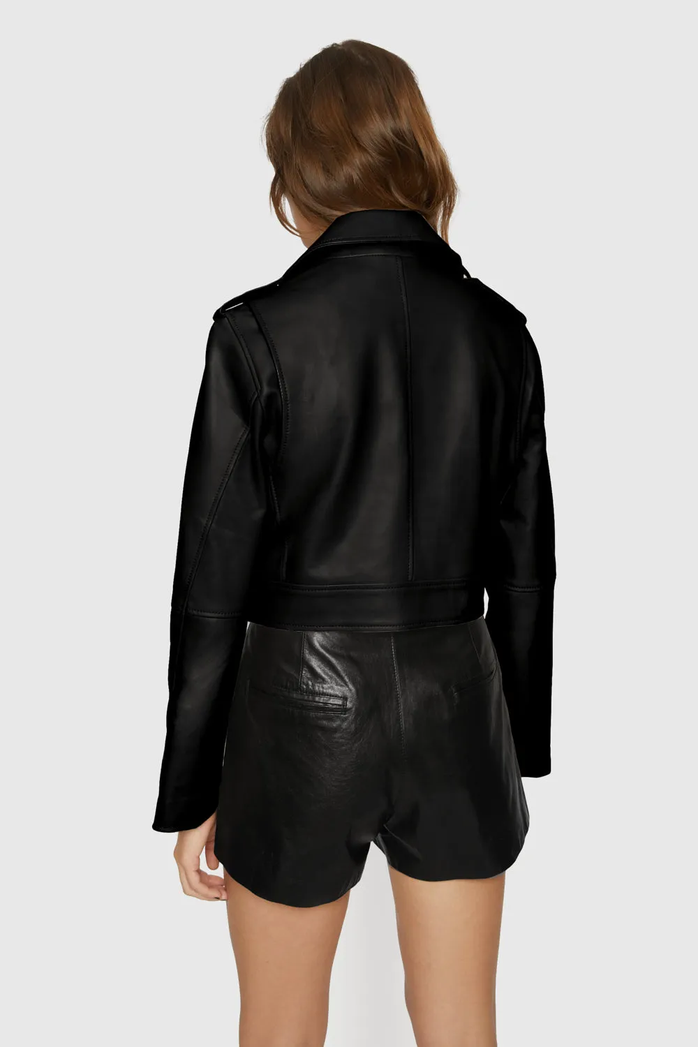 Cropped Jett Moto Jacket