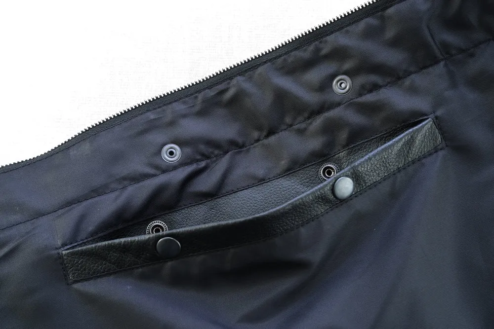 Daniel Smart Concealed Snap Closure, Without Collar & Hidden Zipper