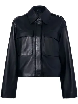 Dylan Leather Jacket in Black