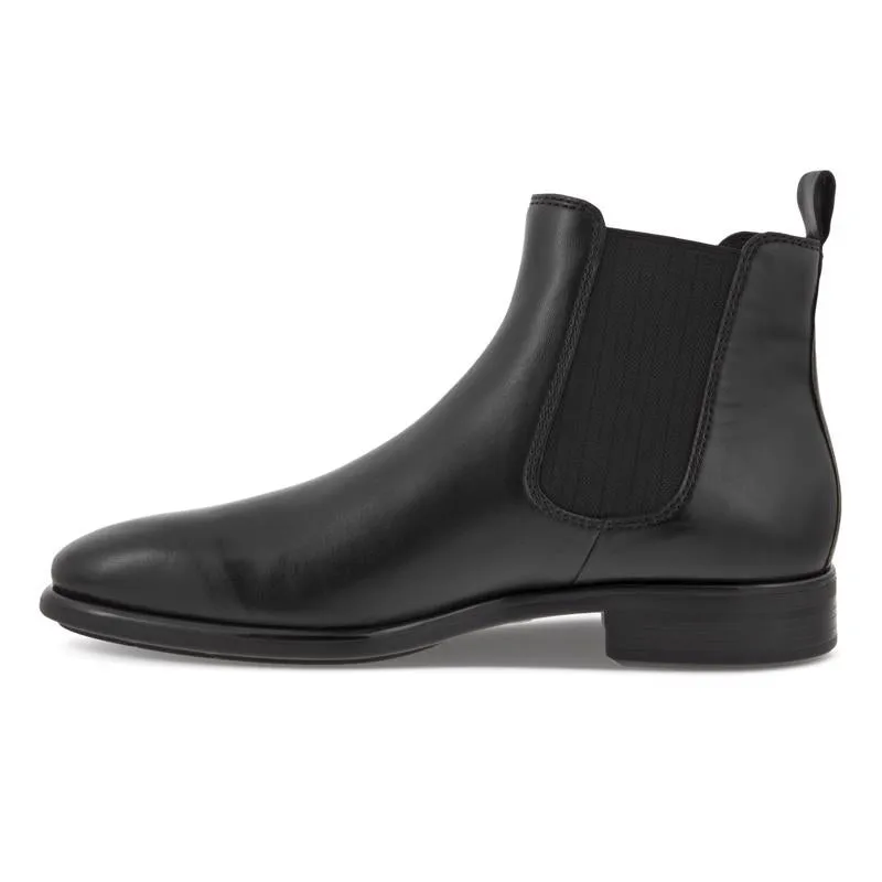 Ecco Helsinki Black Leather Chelsea Boot Black