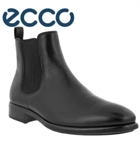 Ecco Helsinki Black Leather Chelsea Boot Black