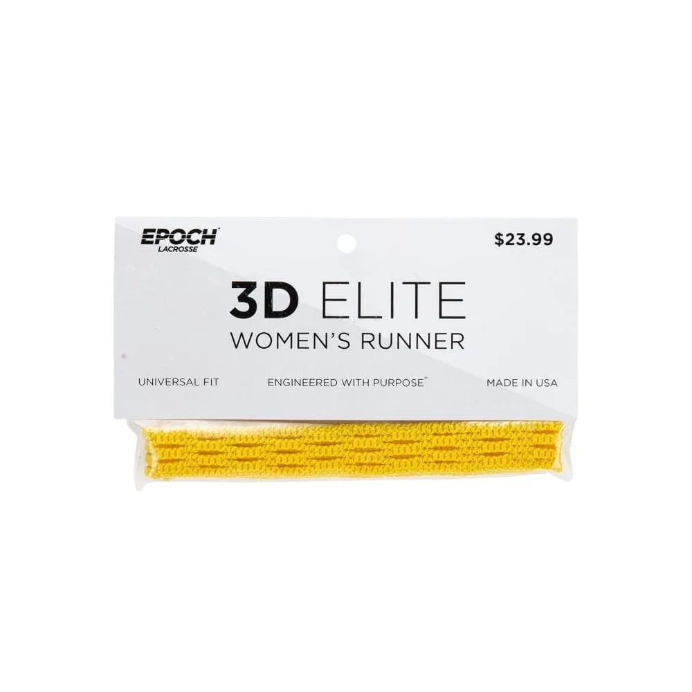 Epoch 3D Elite Runner Women's Lacrosse Mesh Stringing Piece