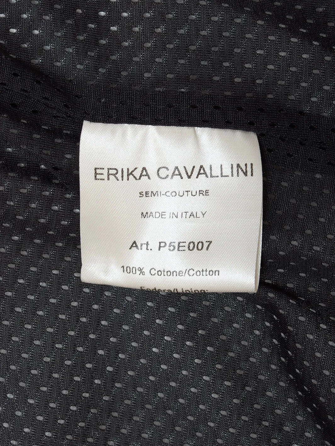 Erika Cavallini Multicolored jacket with patterned buttons